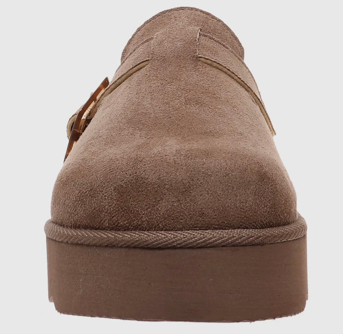 Hey Sunday Outwoods Clog Shoes Taupe Brown