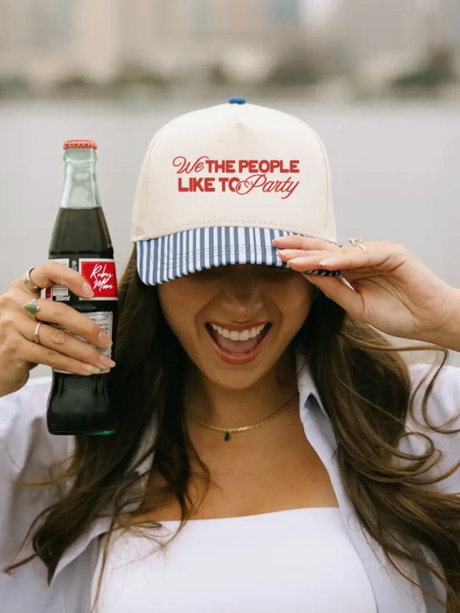 We The People Embroidered Hat