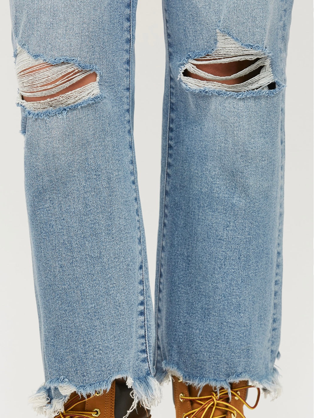 Hidden Ella High Rise Wide Straight Jeans Medium Wash