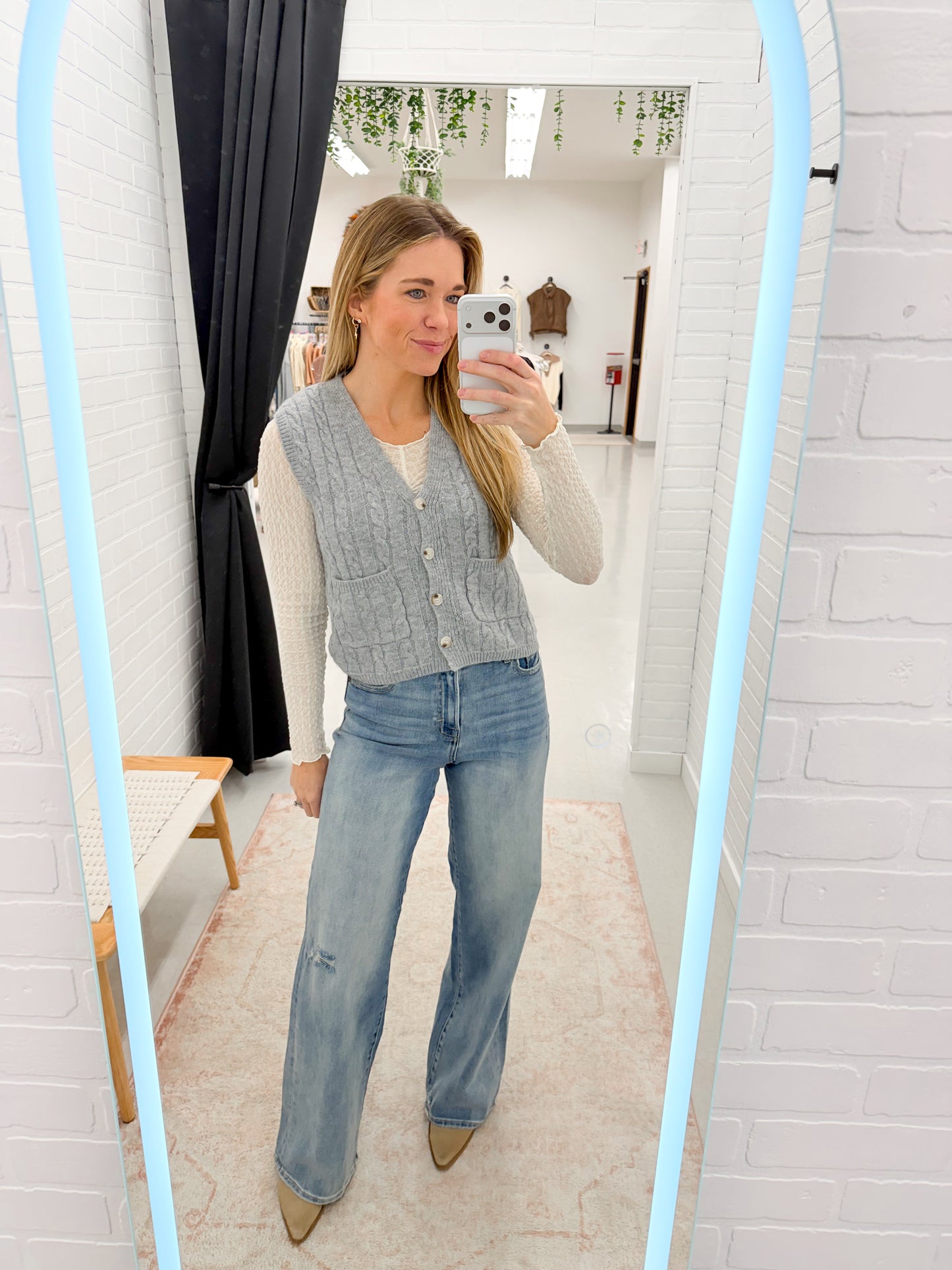 Hidden High Rise Nori Wide Leg Jeans Medium Wash