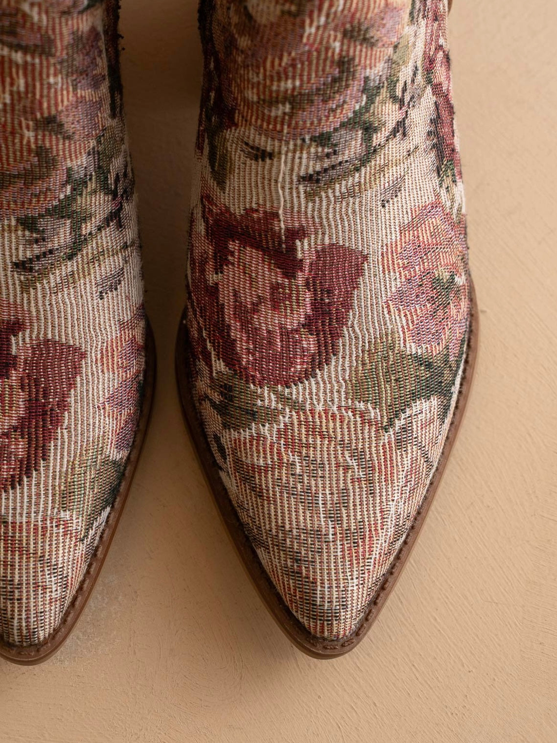 The Karina Floral Tapestry Boots