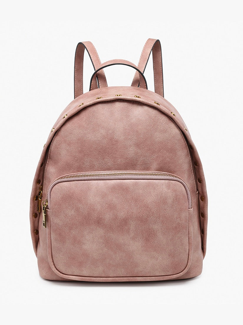 The Sariya Studded Backpack Dark Mauve