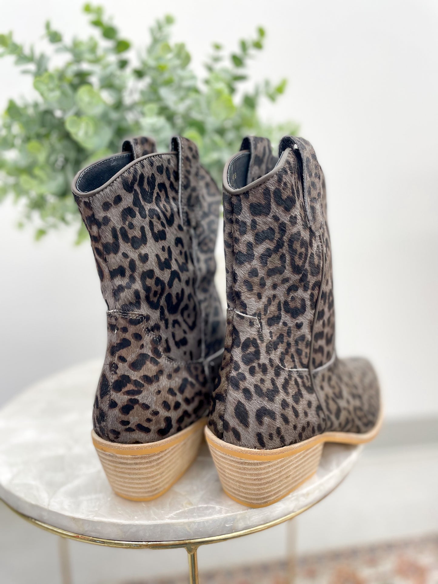 The Toni Gray Leopard Authentic Calf Hair Boots 6, 7.5, 8, 8.5, 9