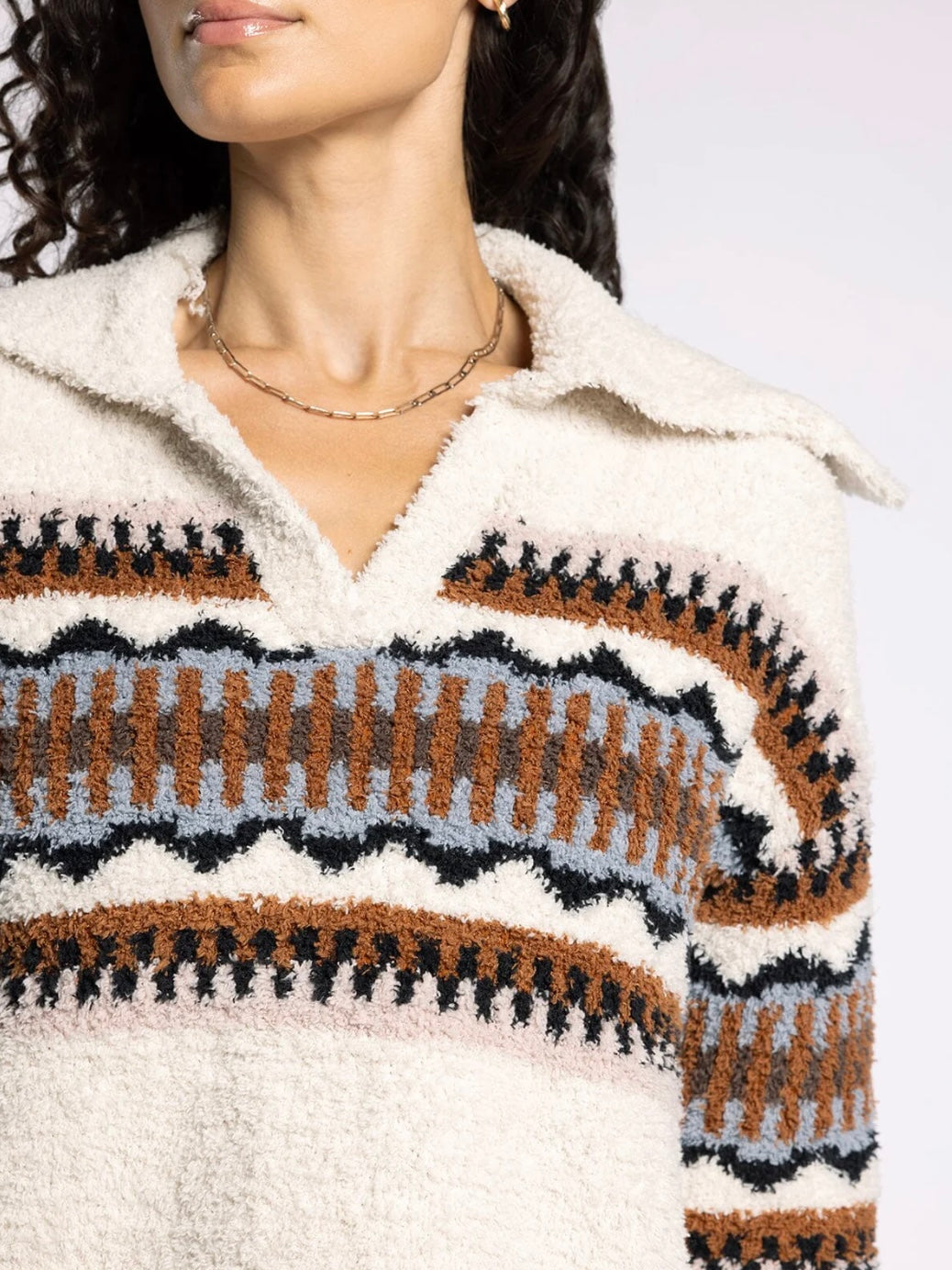 The Bernice Sweater Oxford Cream
