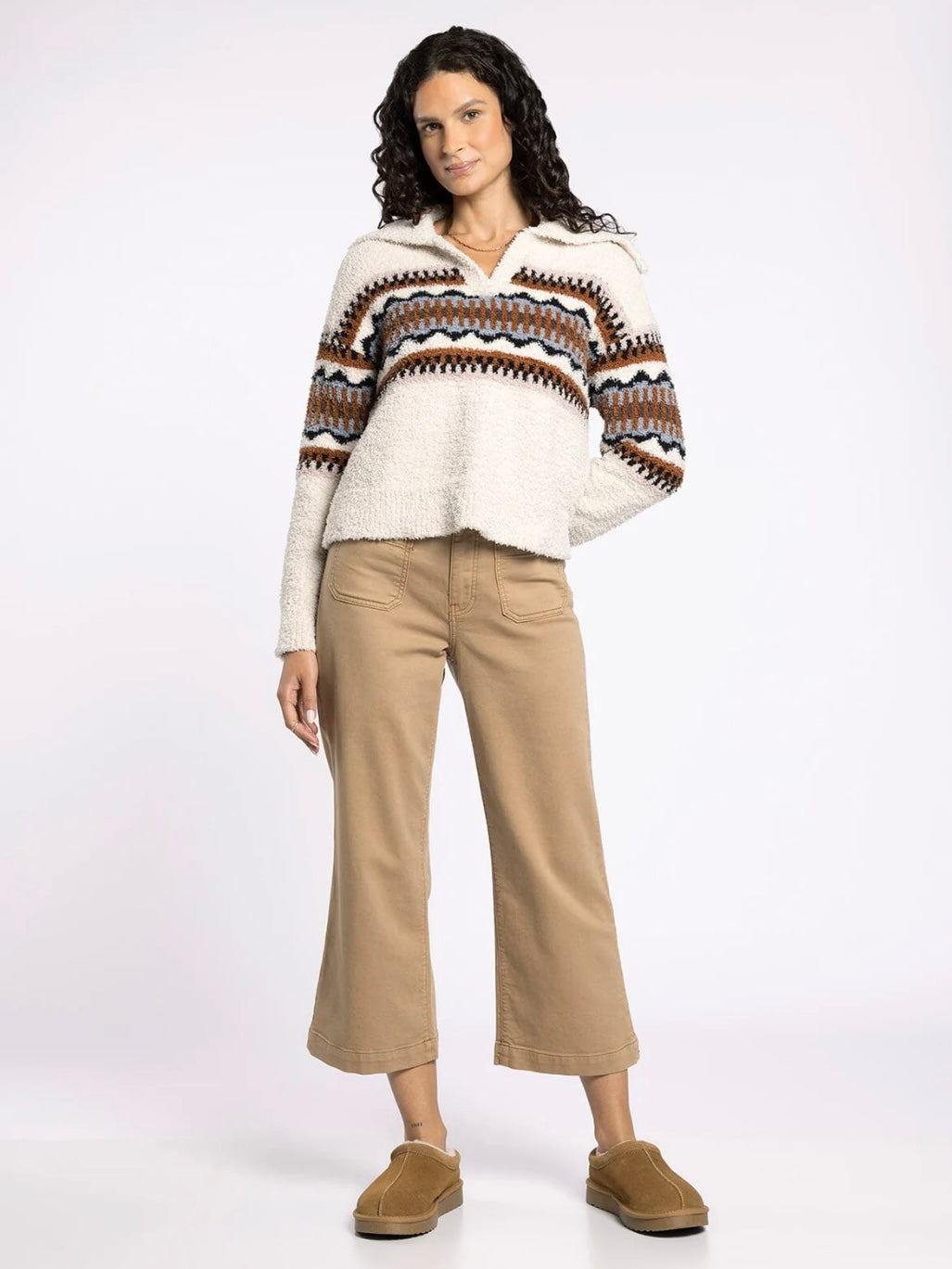The Bernice Sweater Oxford Cream