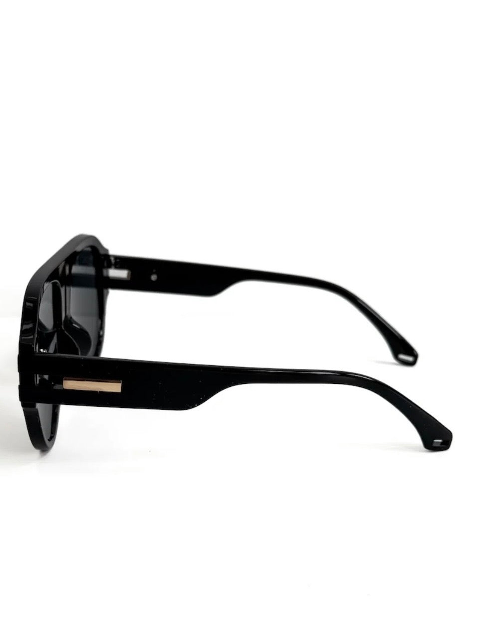 Knox Aviator Sunglasses Black/Black