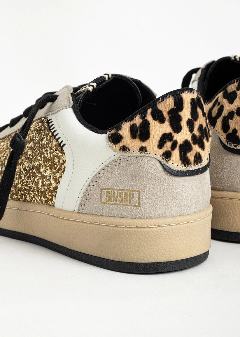 The Quinn Leopard Detail Sneakers