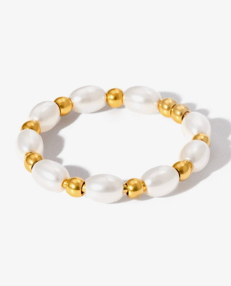 Delightful Waterproof Pearl Ring