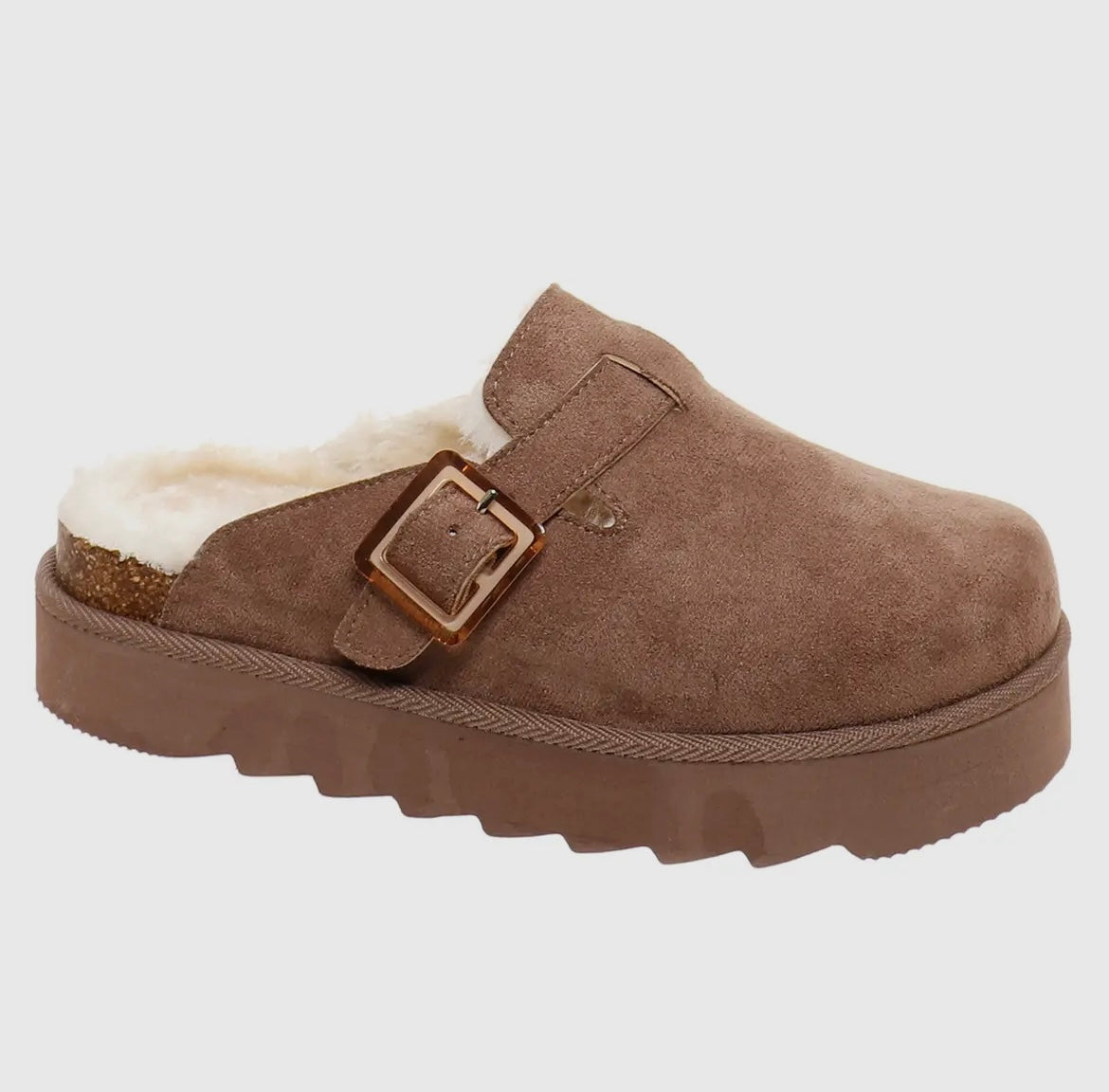Hey Sunday Outwoods Clog Shoes Taupe Brown