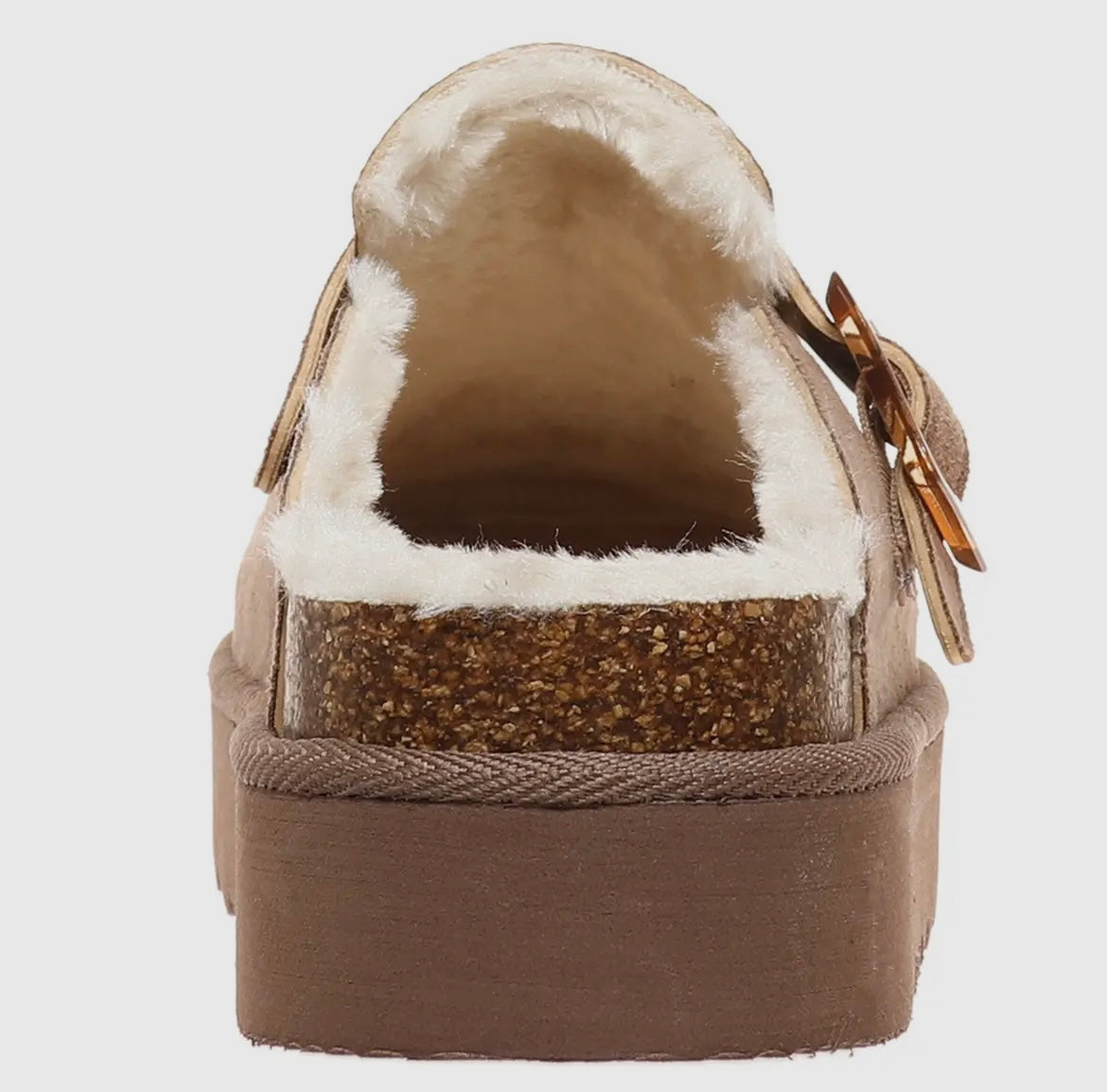 Hey Sunday Outwoods Clog Shoes Taupe Brown