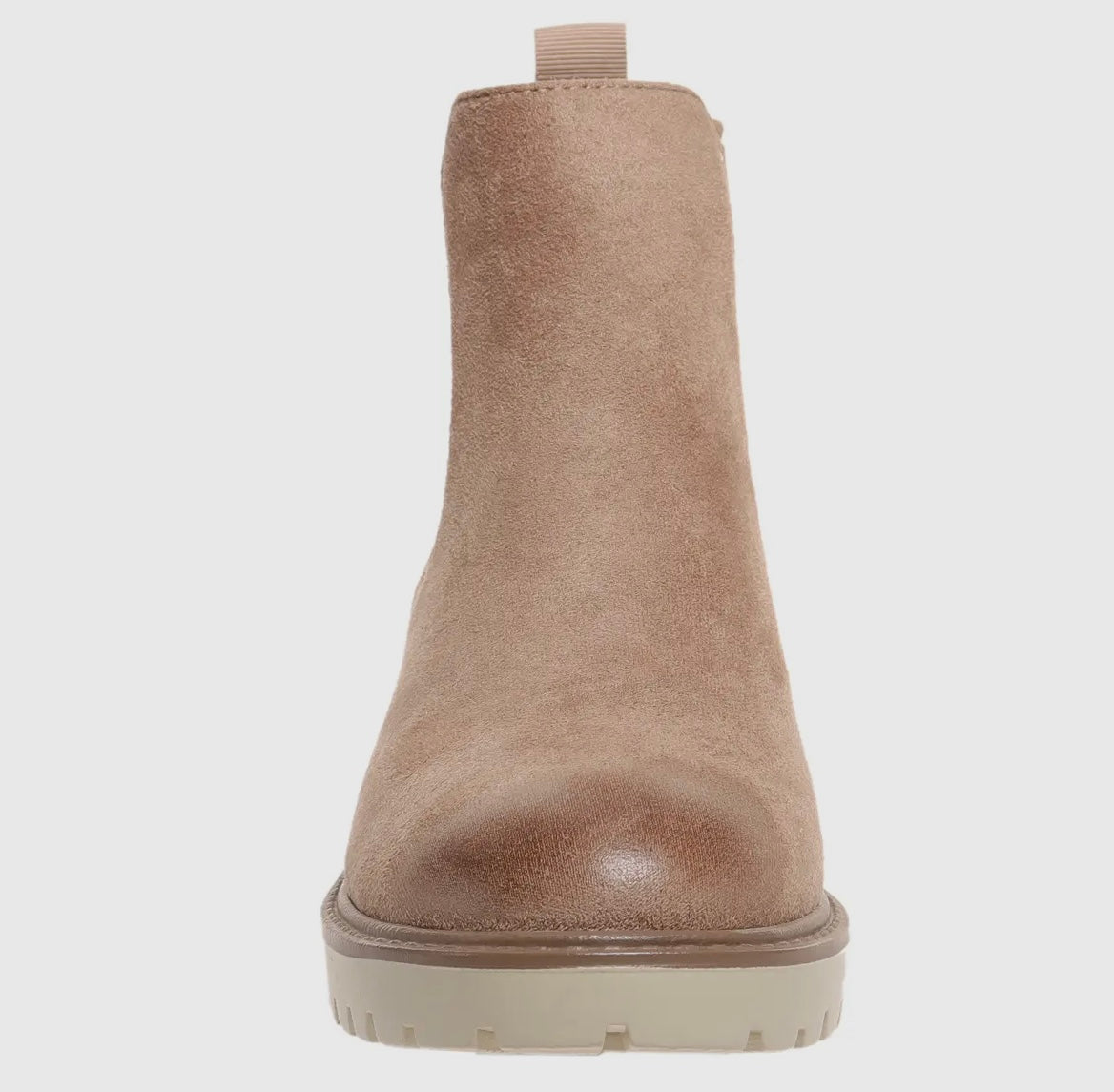 The Danielle Lug Boots Dark Taupe