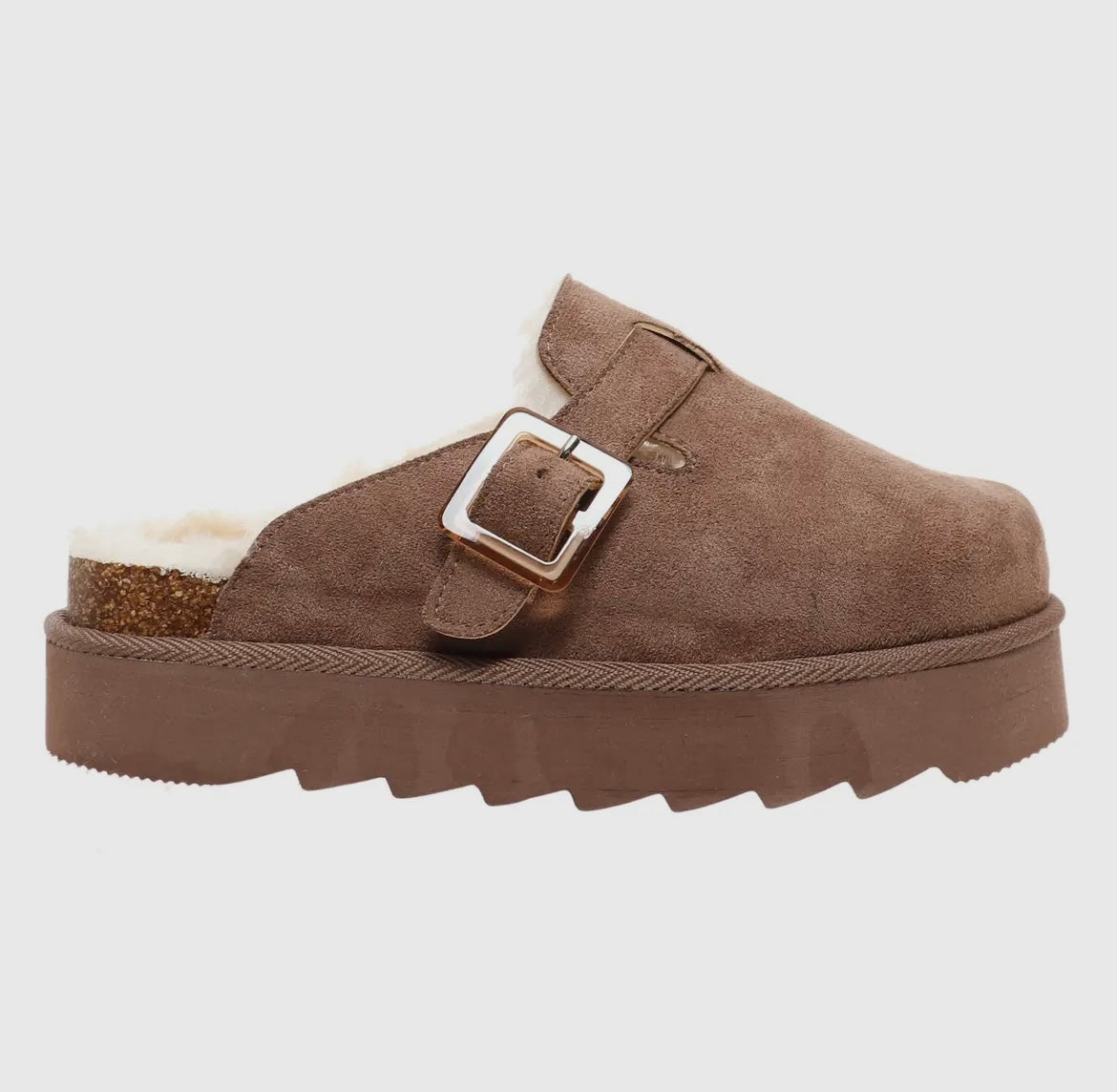 Hey Sunday Outwoods Clog Shoes Taupe Brown
