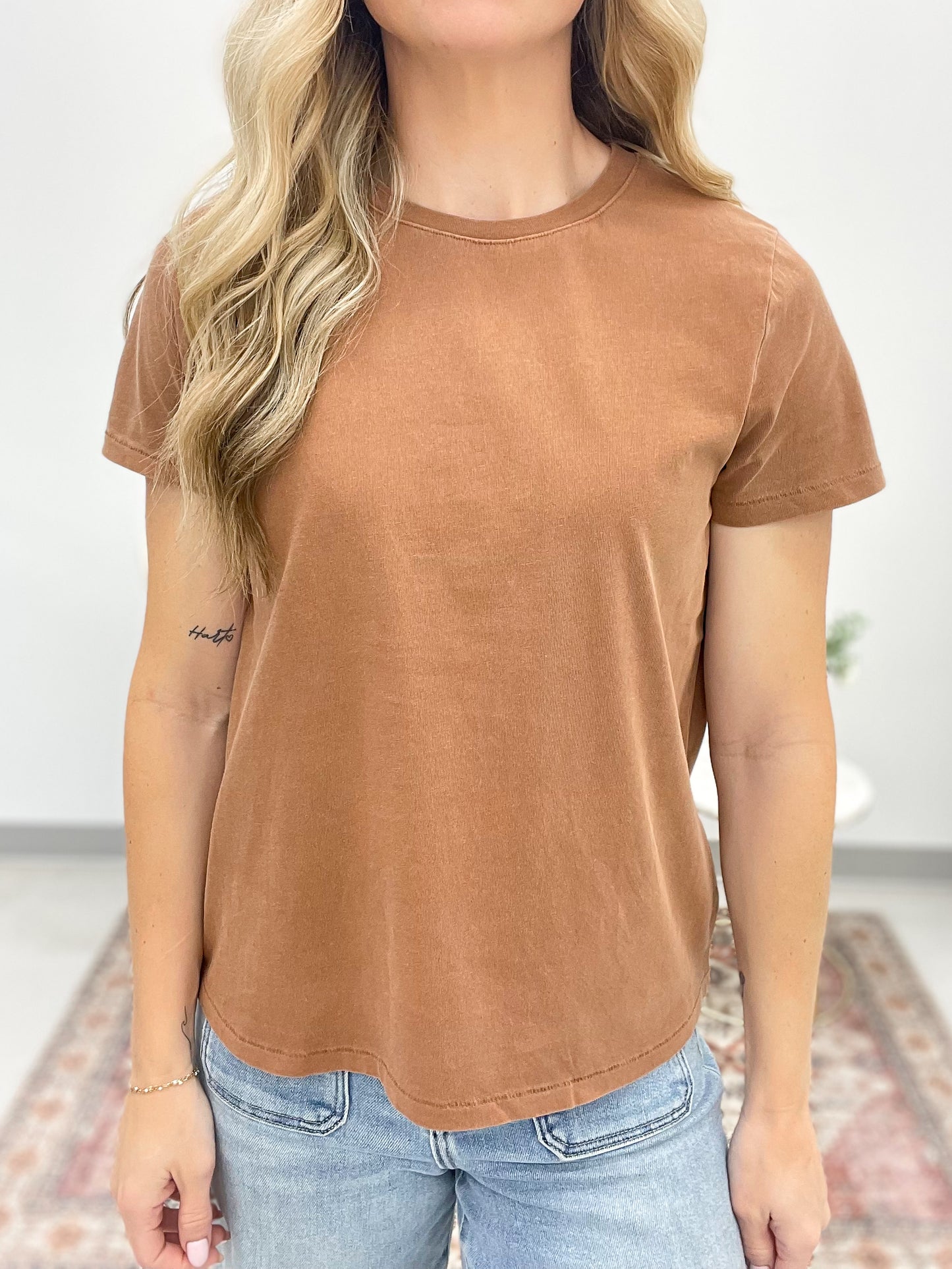 The Asher Tee Vintage Brown