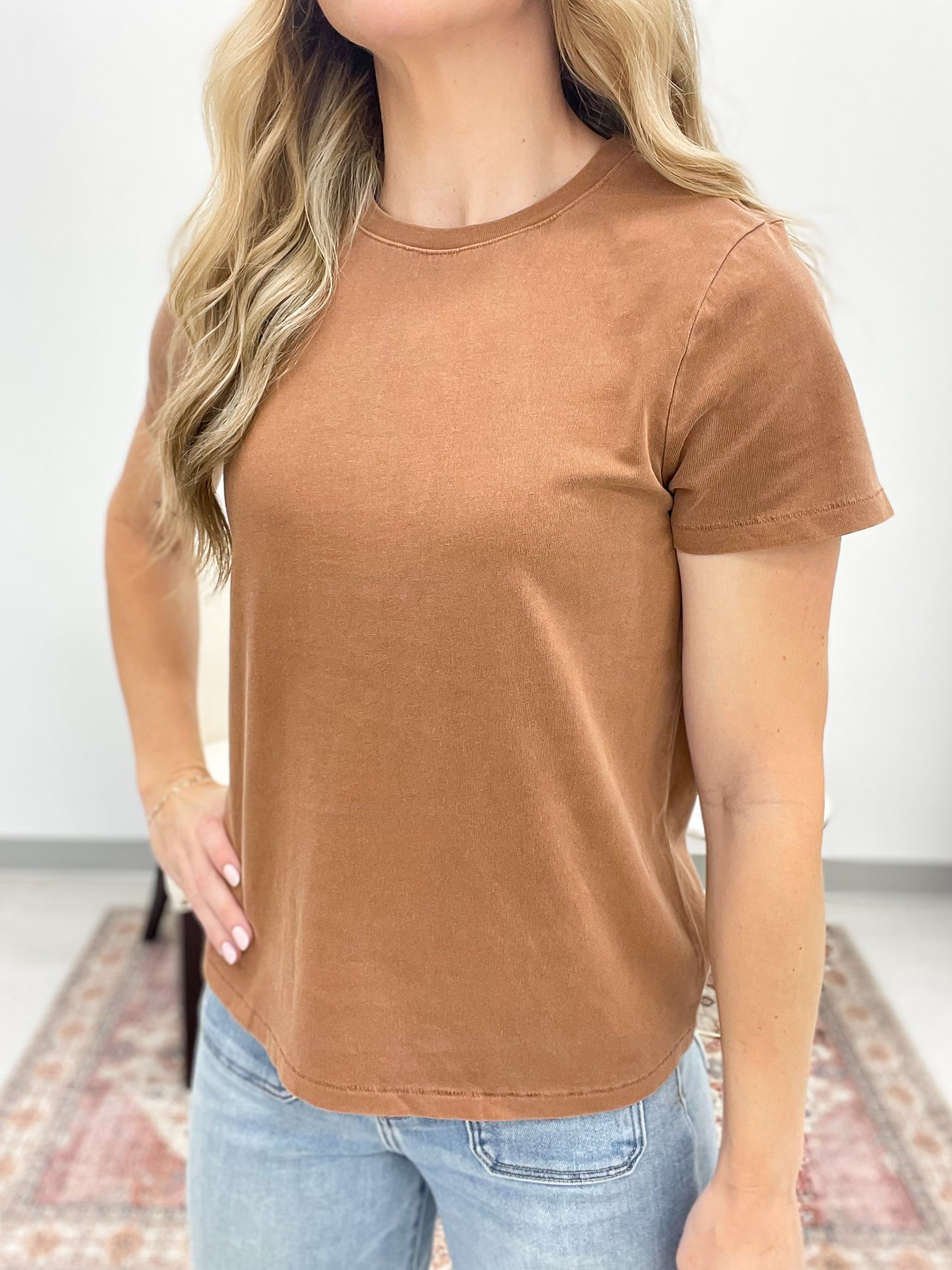 The Asher Tee Vintage Brown