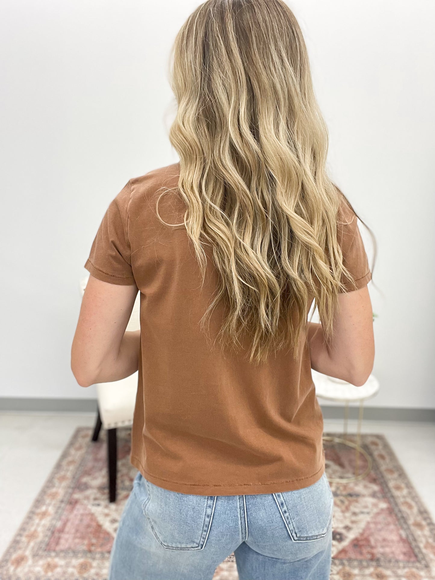 The Asher Tee Vintage Brown