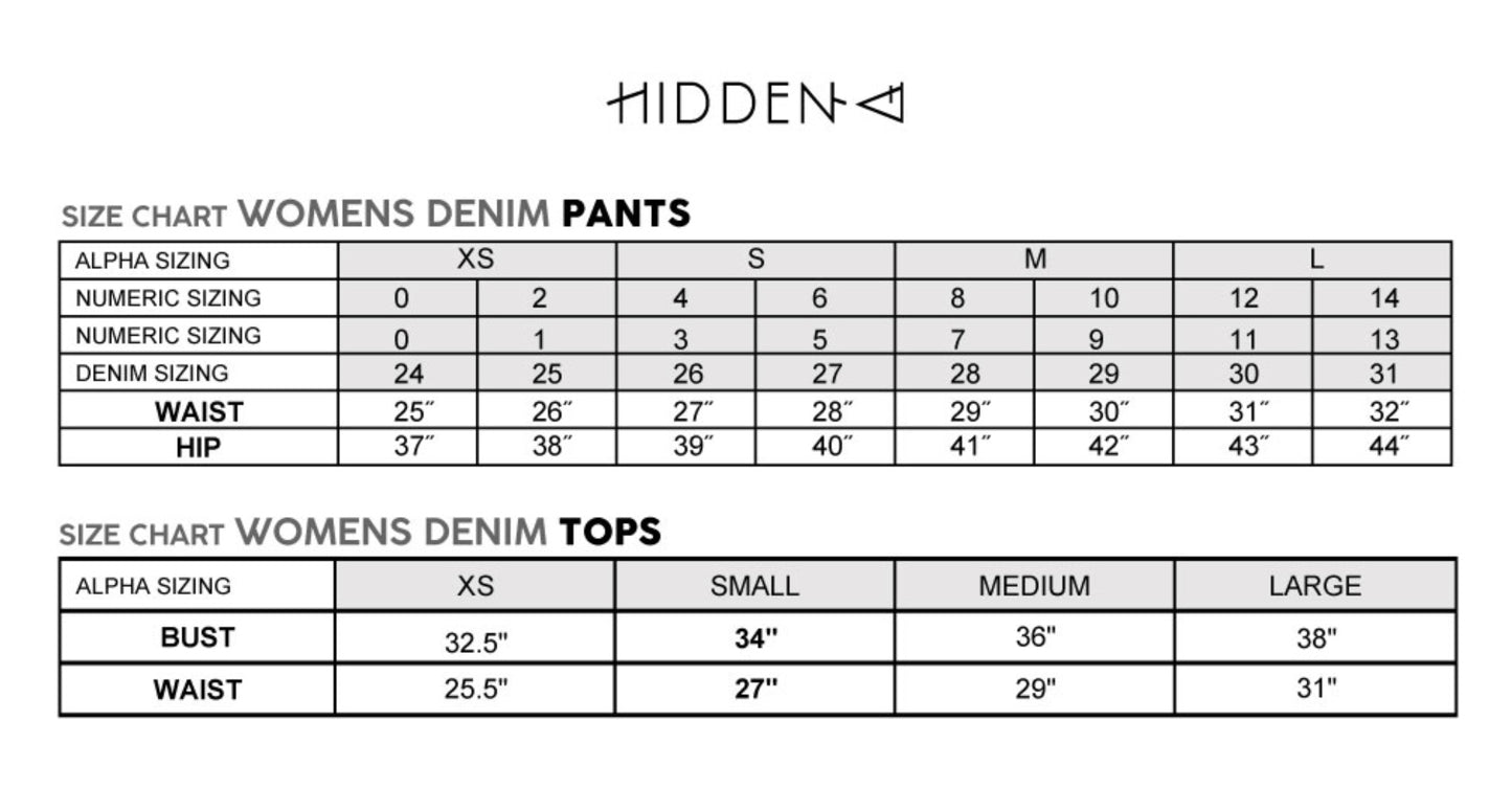 The Happi Hidden High Rise Flare Denim 25