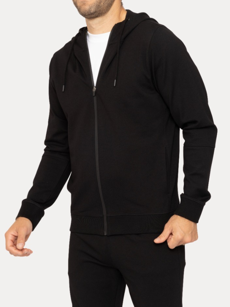 Men's Sleek Knit Zip Up Performance Hoodie