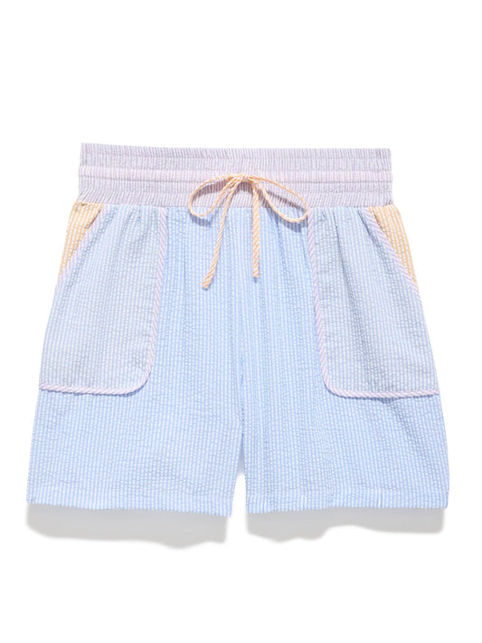 Flag & Anthem Bailey Seersucker Shorts Multi Stripe