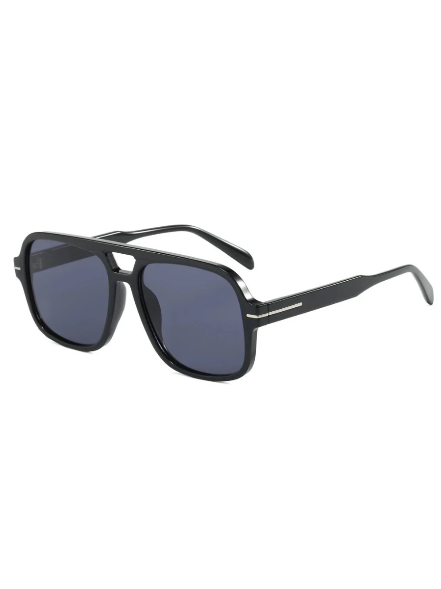 The Natalie Aviator Sunglasses Black