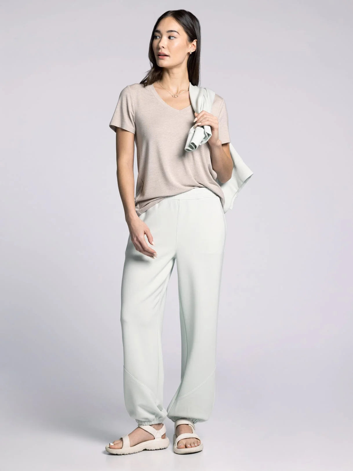 The Brielle Joggers Frosted Mint