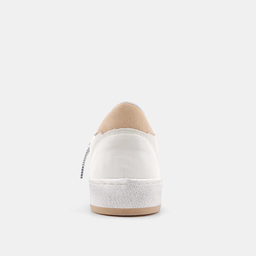 Street Style Paz Sneakers White Sand Suede