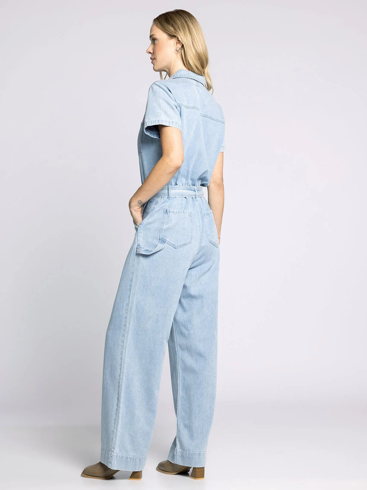 The Madison Jumpsuit Sofia Denim Wash