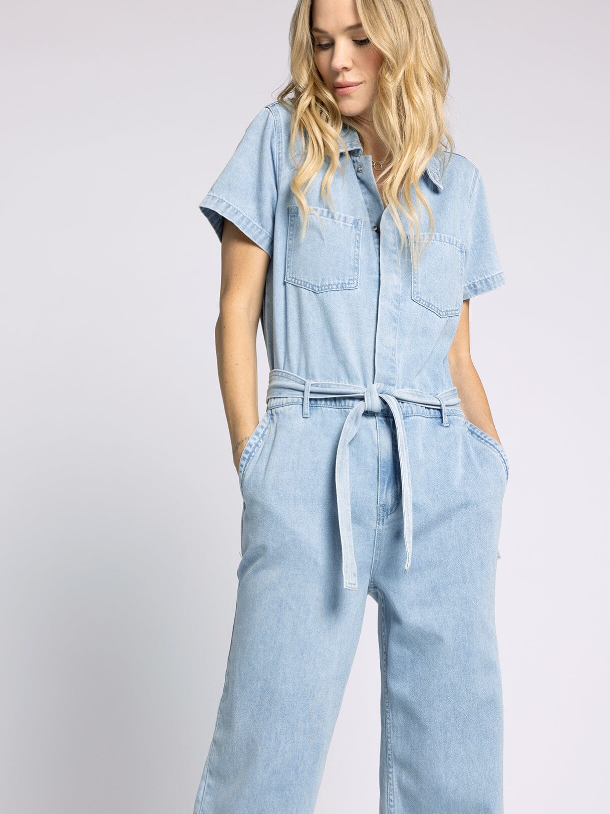 The Madison Jumpsuit Sofia Denim Wash
