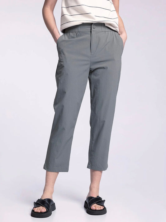 The Martha Pants Pewter Green