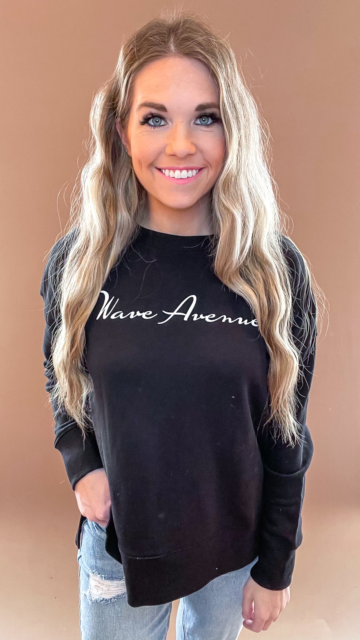 Wave Avenue Crewneck Sweatshirt XS-3X