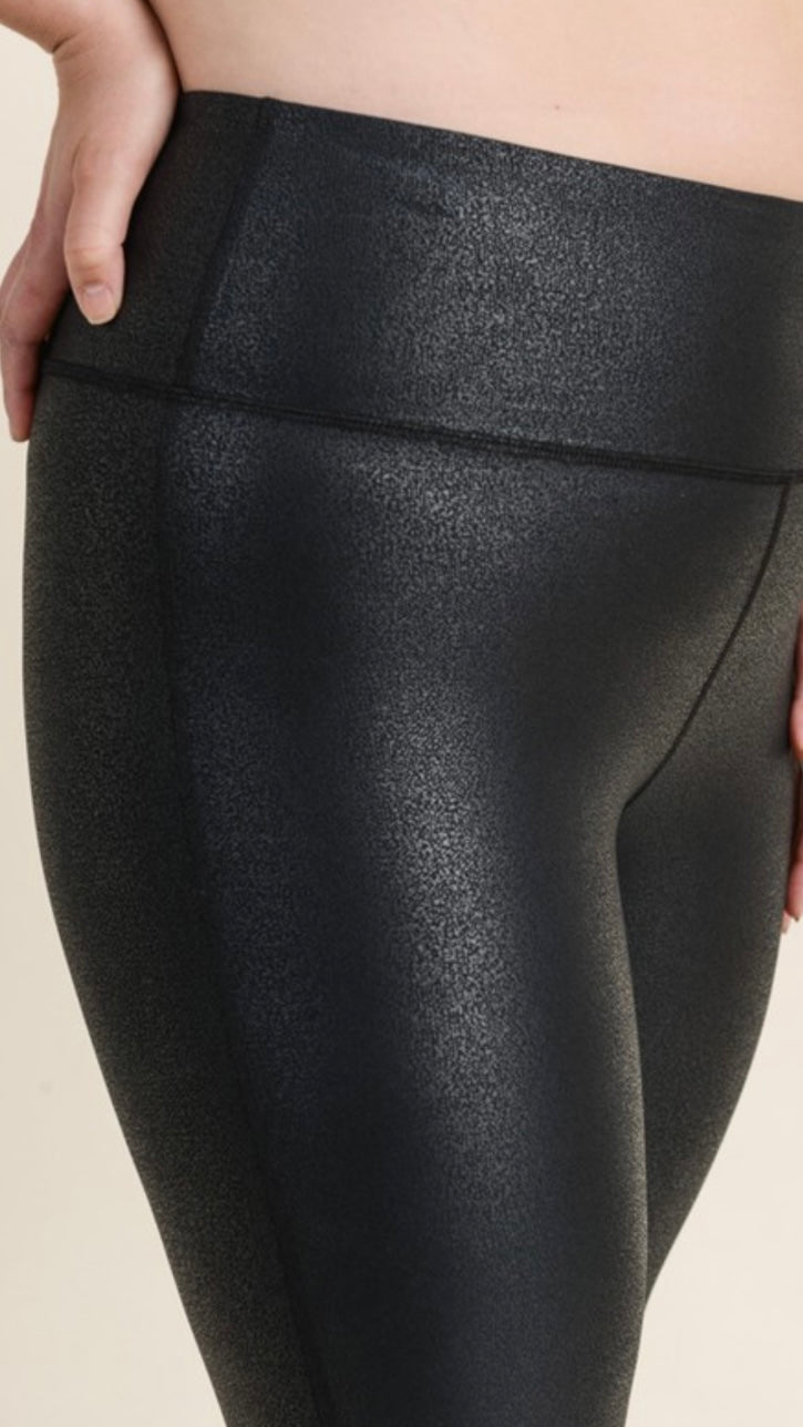 Faux Every Reason Leather Leggings Extended