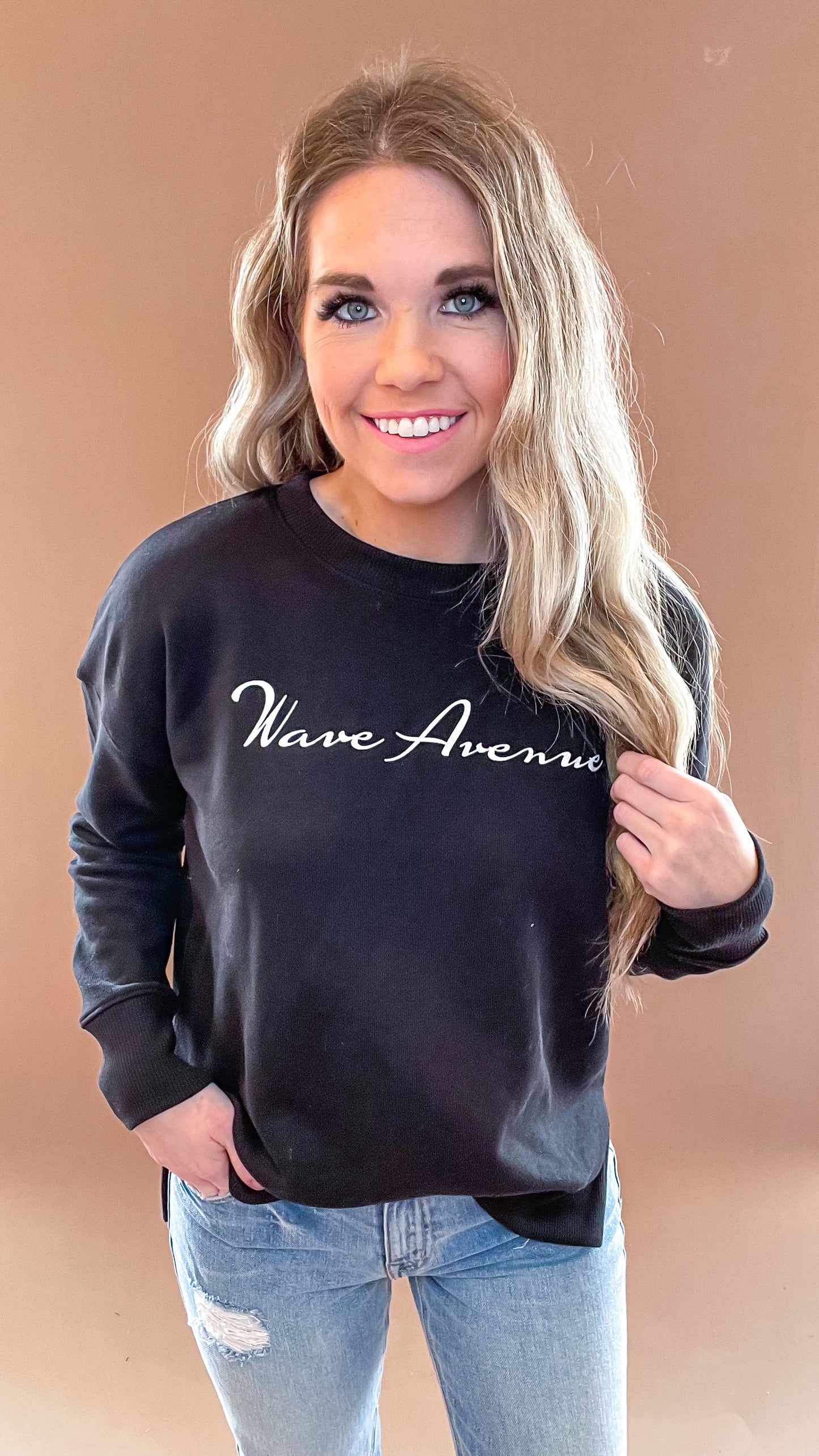 Wave Avenue Crewneck Sweatshirt XS-3X