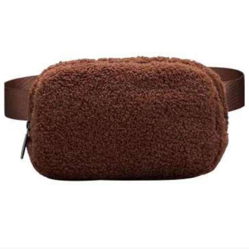 Everywhere Sherpa Belt Bag Brown