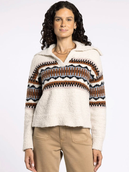 The Bernice Sweater Oxford Cream
