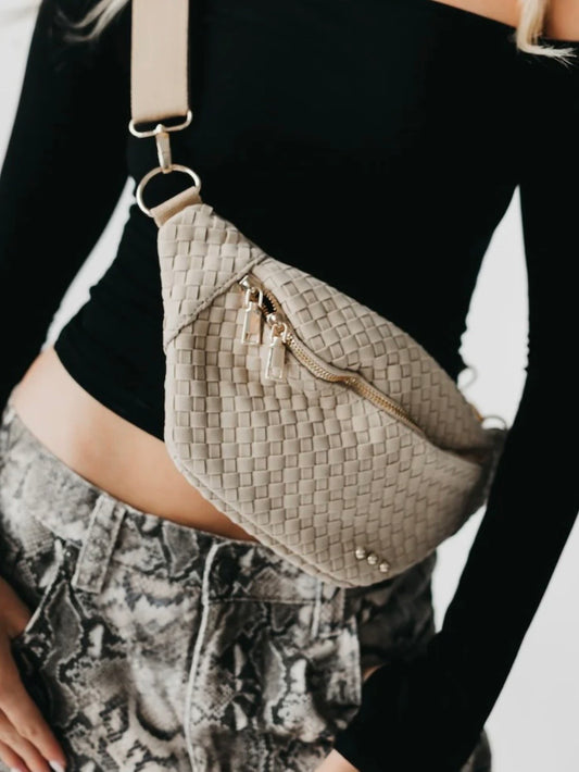 The Susie Suede Bum Bag Oat