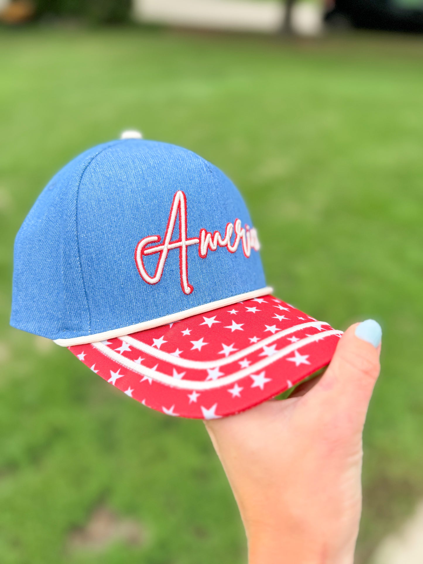 America Vintage Denim Hat