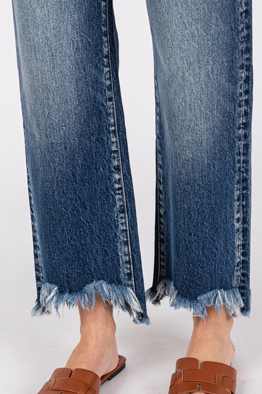 The Janie High Rise Wide Leg Denim