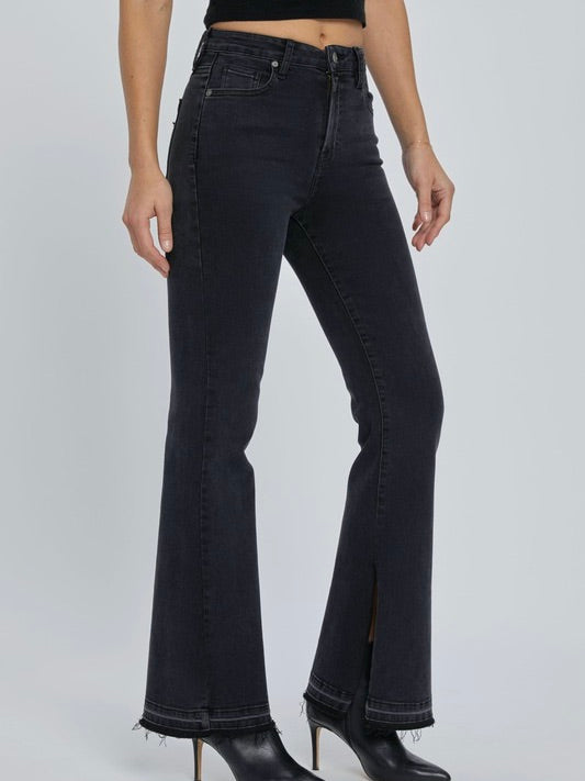 The Happi Hidden High Rise Flare Denim