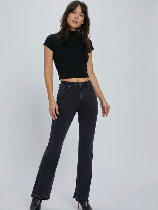 The Happi Hidden High Rise Flare Denim