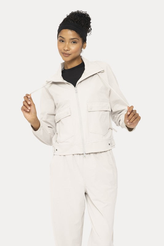 Let It Go Ecosoft Jacket Pale Gray