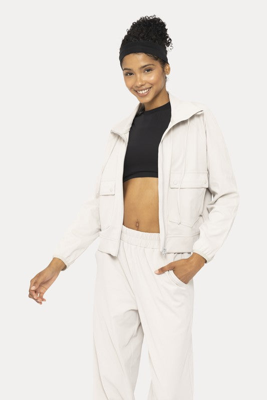 Let It Go Ecosoft Jacket Pale Gray