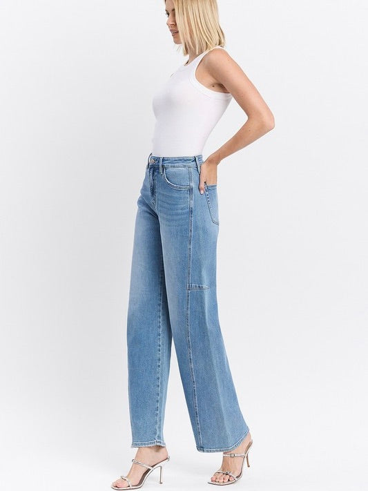 The Sadie High Rise Barrel Jeans