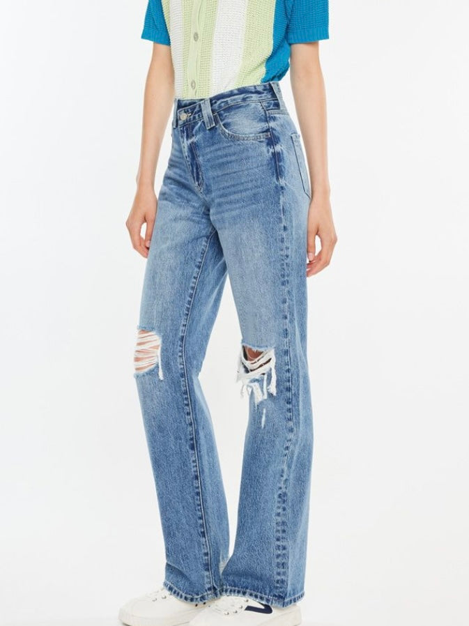 The Bryn High Rise 90’s Straight Denim