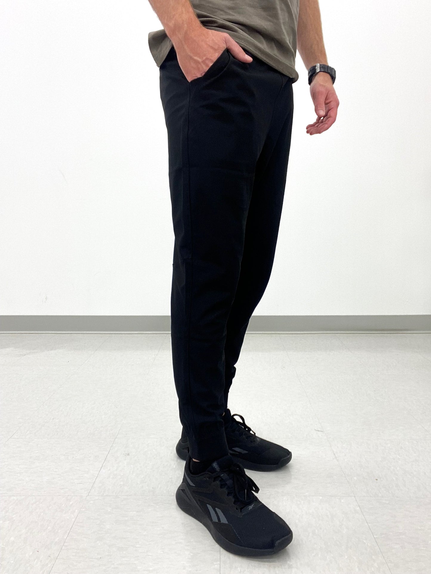 Black FlexFit Slim Jogger Pants