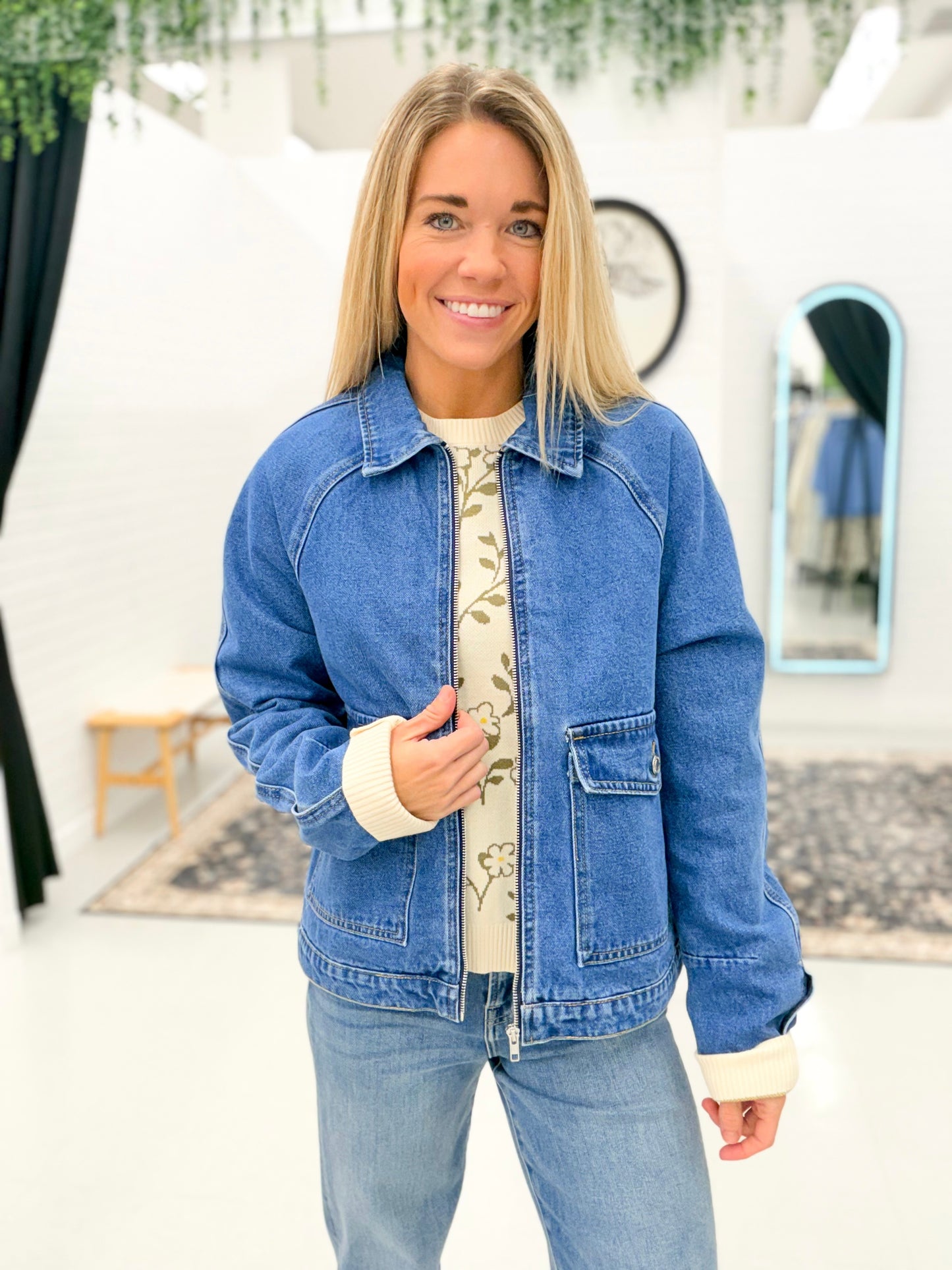 Saddle Barn Jacket Medium Wash
