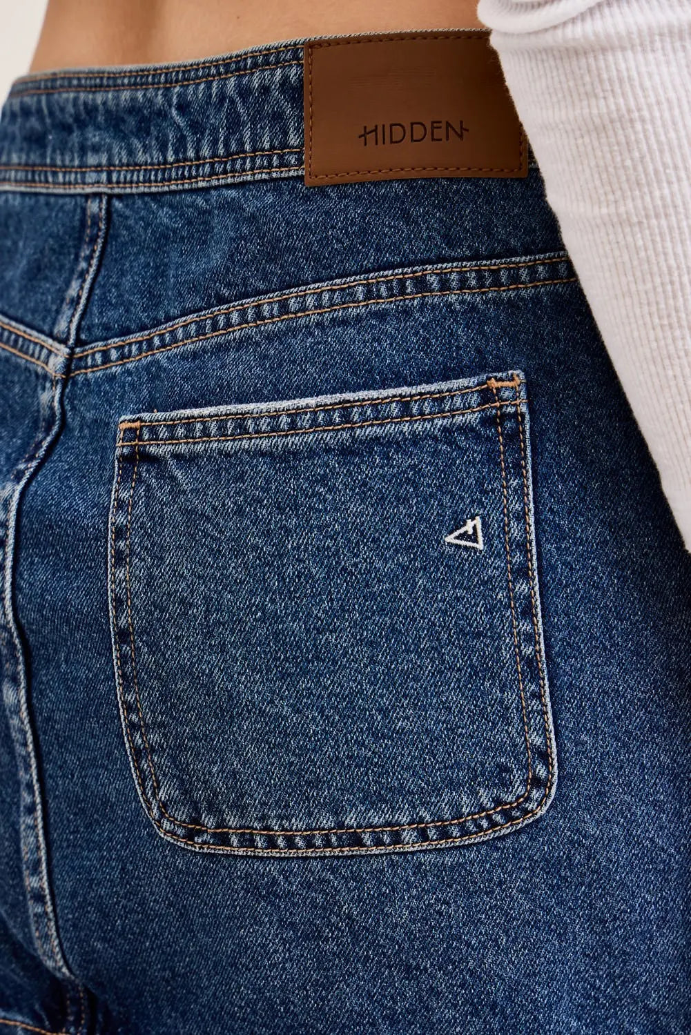 Hidden Peyton Dark Wash Denim Skirt