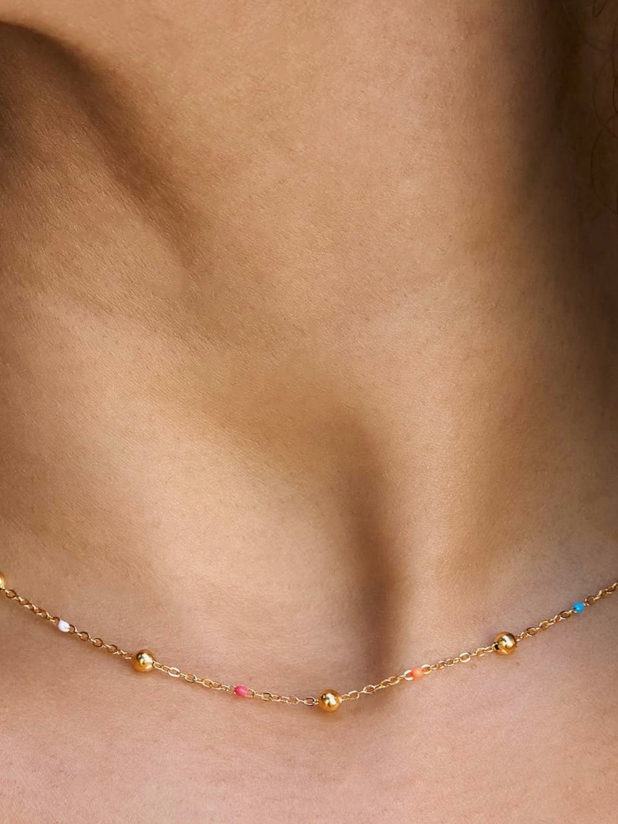 Dippin Dots 18K Gold Plated Necklace