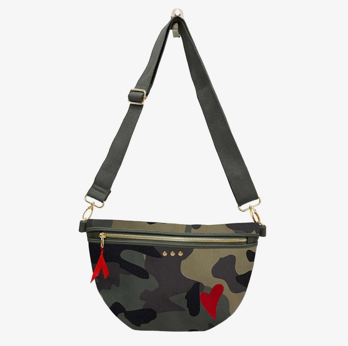 The Colby Canvas Printed Bum Bag Camouflage