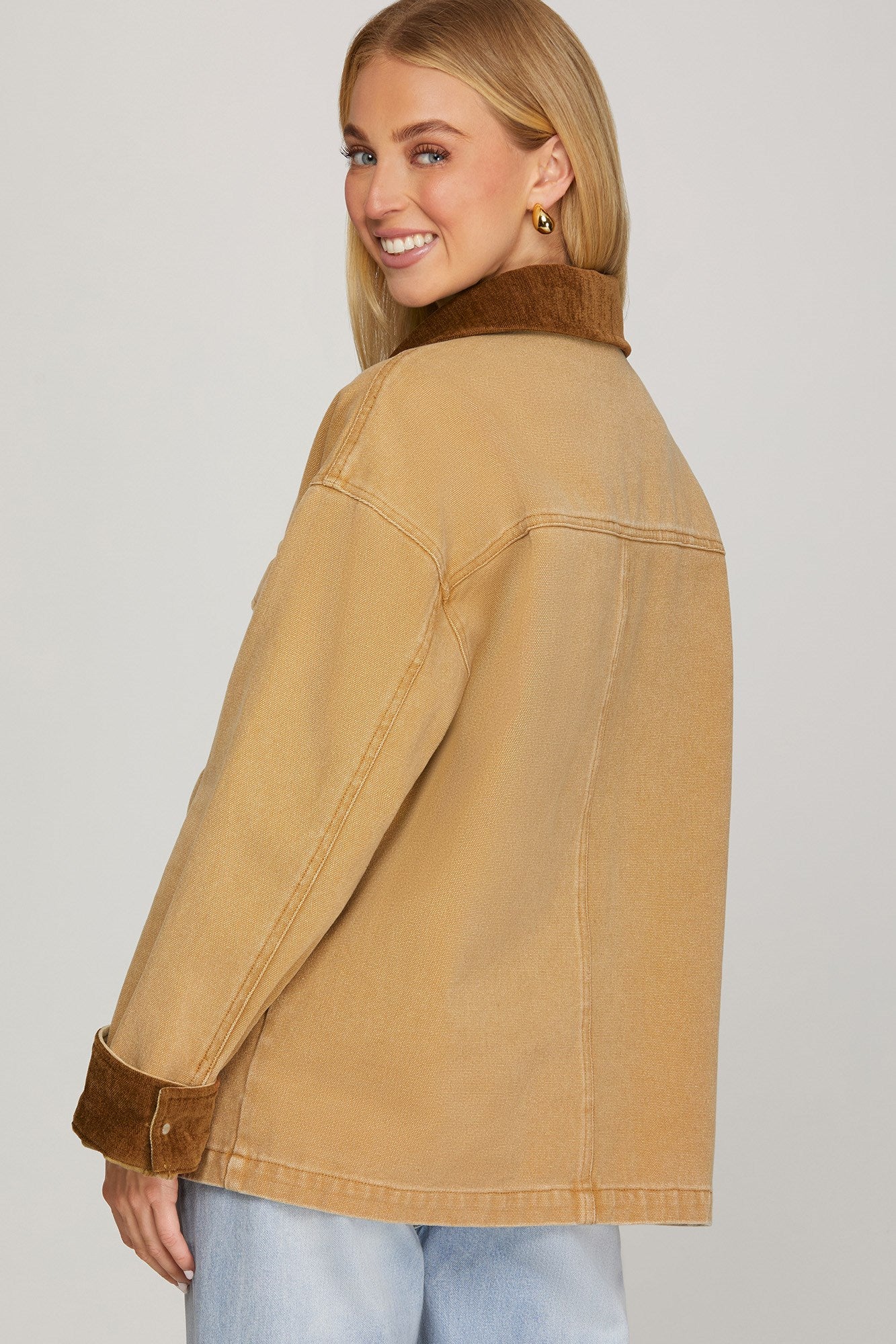 Trendsetter Washed Barn Jacket Tan