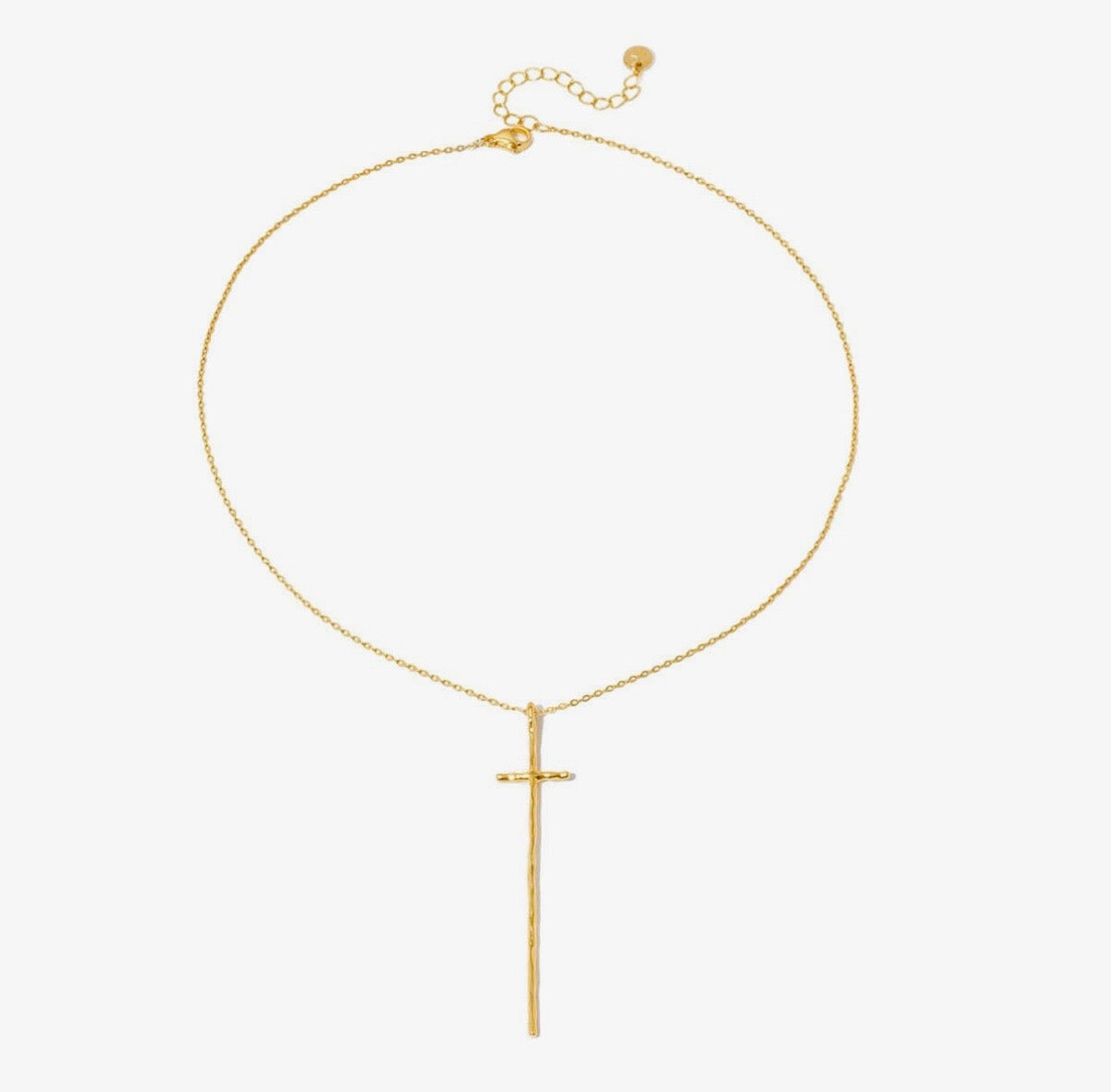 Waterproof Cross Necklace Gold