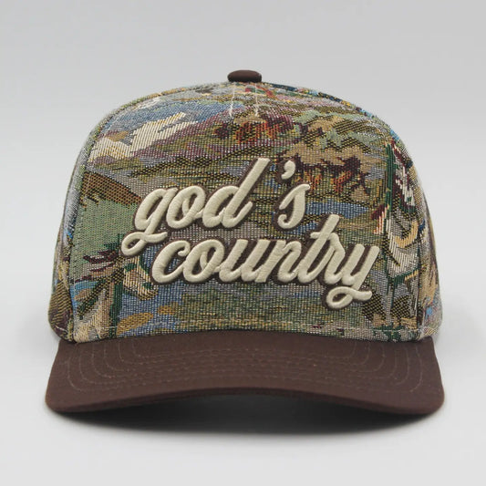 God's Country Embroidered Hat